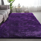 Shag Area Rugs for Bedroom Living Room, 5X8 Ultra Soft Purple Fluffy Area Rugs - Image 8