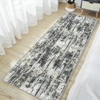 2'6''x8' Runner Rugs Washable Rug: Modern Abstract Hallway Runner Rug Indoor - Image 3