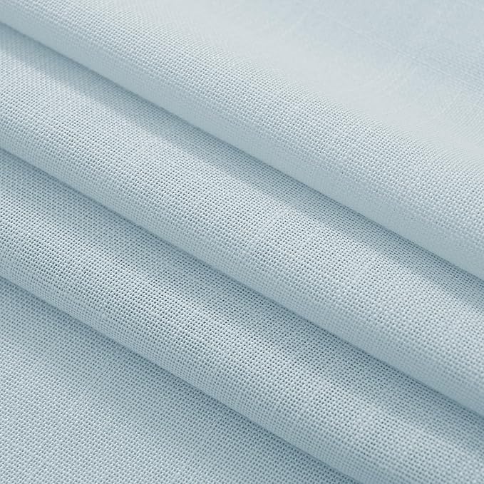 Sky Blue Curtains 84 inch Length - Image 7