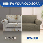 KEKUOU Stretch Sofa Cover Slipcover ，Couch Covers - Image 8