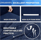 ZNSAYOTX 1 Piece Jacquard Chair Slipcovers - Image 4