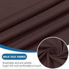 hyha Milk Silk Couch Cushion Covers, Soft Magic Sofa Covers Washable - Image 3