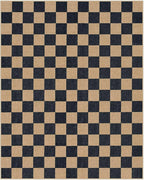 Lahome Colette Checkered Easy Jute 8x10 Rug, Washable Rugs - Image 7