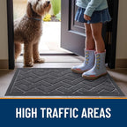 OLANLY Front Door Mat Indoor Outdoor Entrance, Waterproof All-Season, - Image 8
