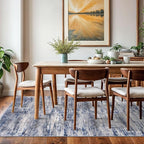 KOZYFLY Washable Area Rug 5x7 Modern Ombre Living Room Thin Area Rug Non-Slip - Image 3