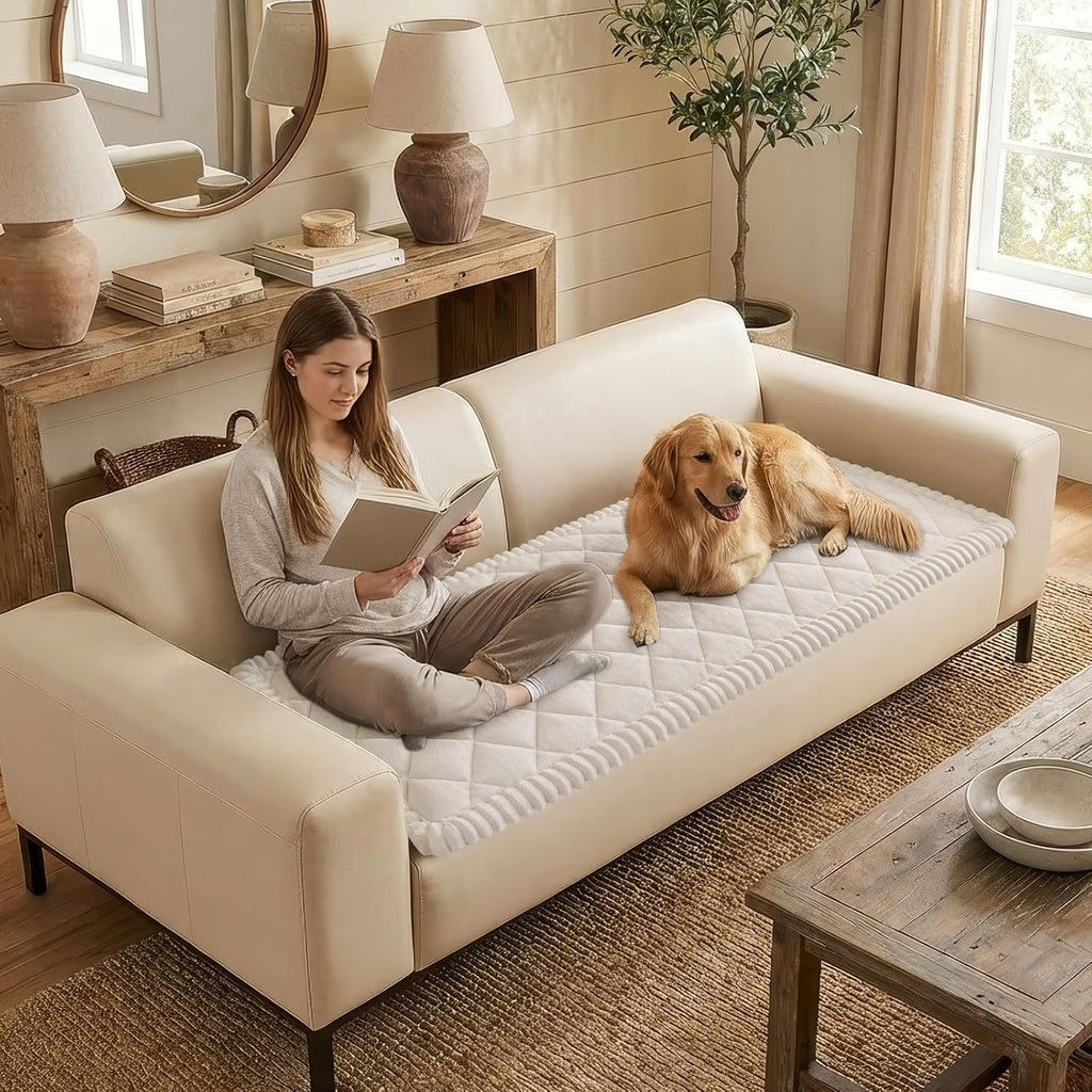 Smiry Couch Covers for Dogs Washable, Non Slip Sofa Protector for Pets