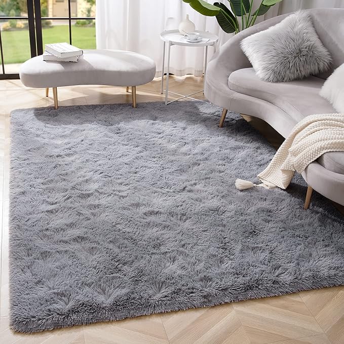 Amearea Premium Soft Area Rug 4x5.3 Feet, Fluffy Carpet by AmeareaDirect