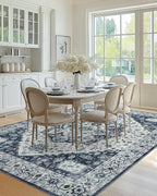 AMADA HOMEFURNISHING 9x12 Area Rug, Washable Low-Profile Large Area Rug - Image 8