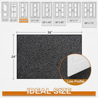 Mibao Front Door Mat, Dirt Trapper Welcome Mat - Image 2