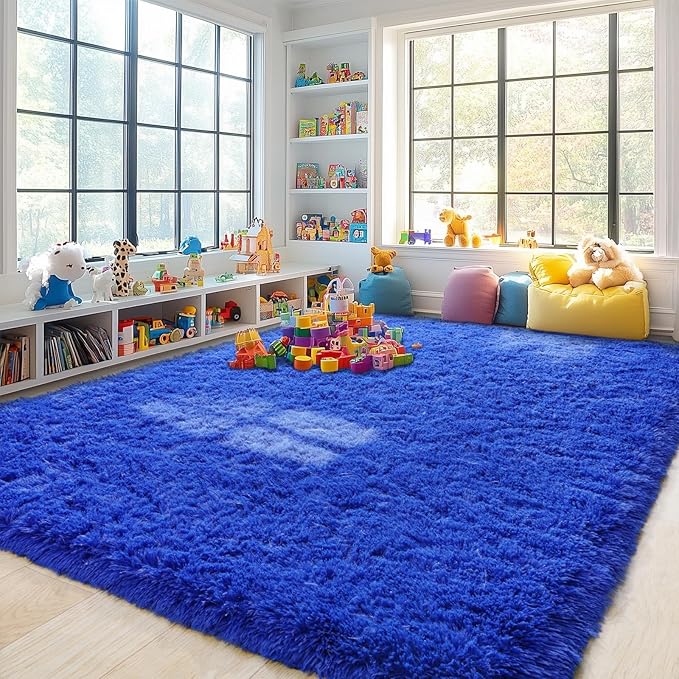 Pionblank Large Rug for Living Room 6x9 Feet, Modern Soft Shag Area Rug - Image 2