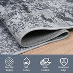 5x8 Area Rugs for Living Room Rug Washable: Abstract Rug for Dining Room - Image 4
