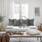 Topfinel Decorative Grey Throw Pillow Covers Cushion Cases, Mix and Match - Image 5