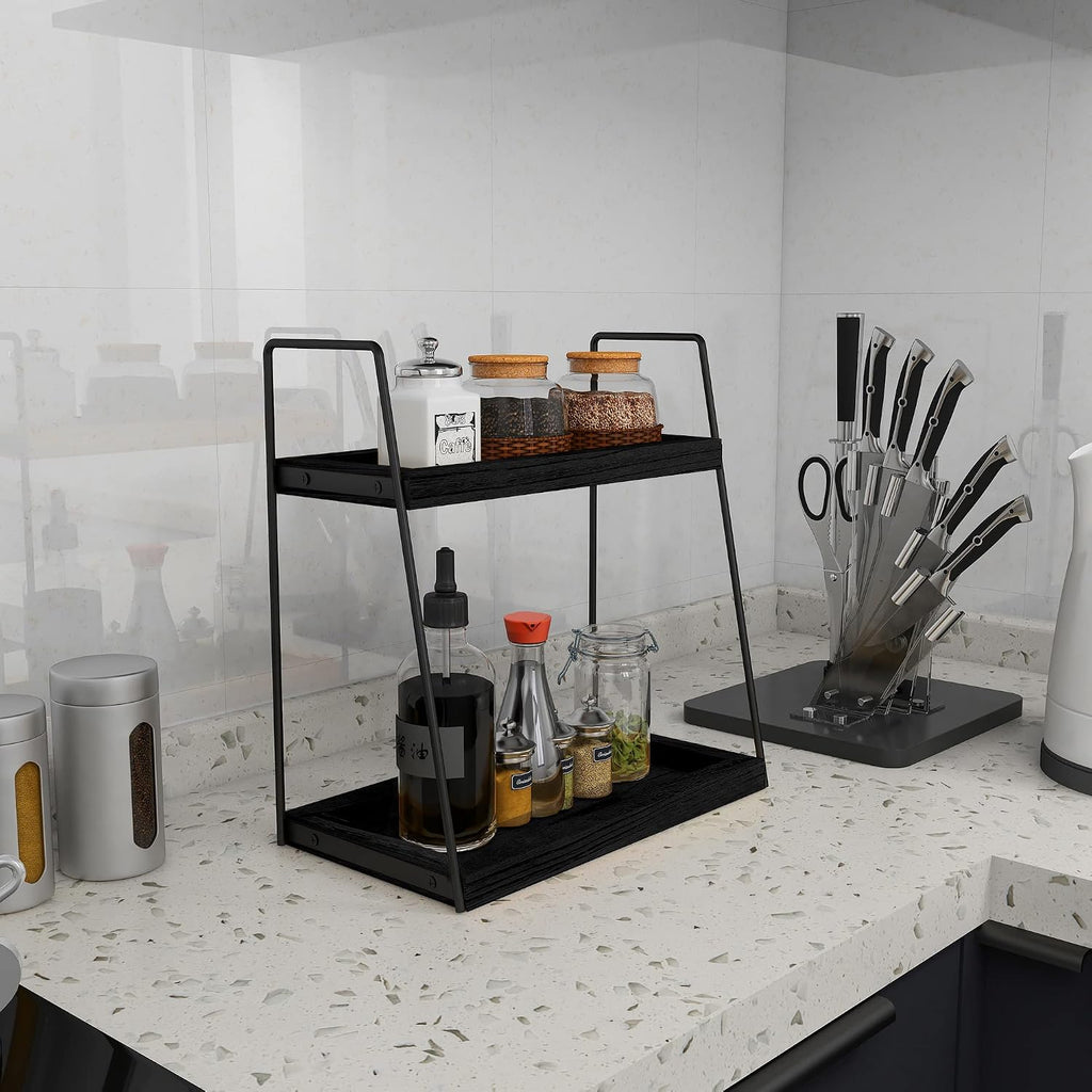 Dorhors Bathroom Counter Organizer,Vanity Countertop Storage Shelf