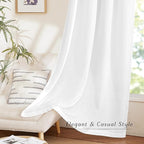 NICETOWN Linen Curtains 96 inches Long - Image 6