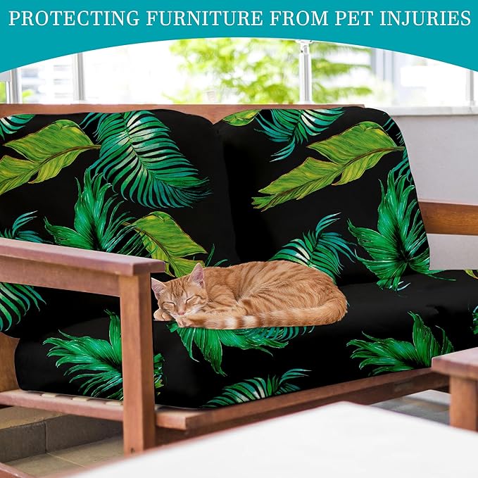 12Pcs Stretch Patio Cushion Covers, Outdoor Couch Covers Replacement, Outdoor - Image 6