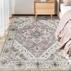 SERISSA Area Rug 3x5 Boho Rugs for Bedroom, Washable Kitchen Rugs Non-Slip by SERISSAHomeDecorCollection