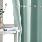 NICETOWN Seafoam Green Curtains 2 Panels 84 inches Long - Image 5