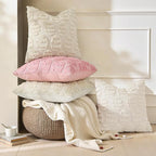 decorUhome Easter Beige Egg Pillow Covers 12x20 Inch Set of 2, Soft Plush Faux - Image 2