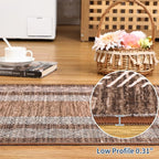 Washable 2.5x10 Kitchen Runner Rug, Easy Clean Geometri Rugs - Image 8