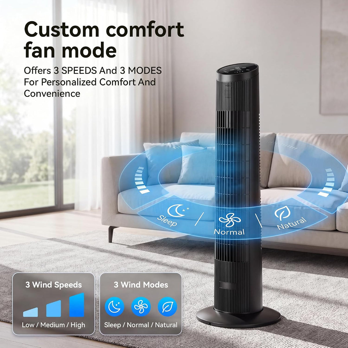 Uthfy Tower Fan