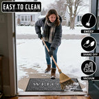 Yimobra Welcome Mat Outdoor Indoor, All-Season Waterproof Front Door Mat - Image 7