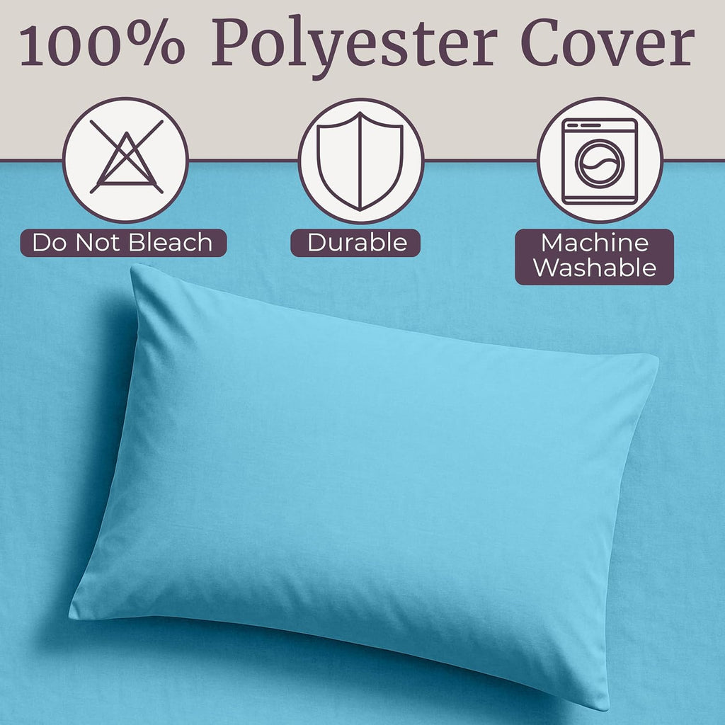 Lavish Home Brushed Microfiber Sheet Set, Light Blue, 3 Piece, Twin