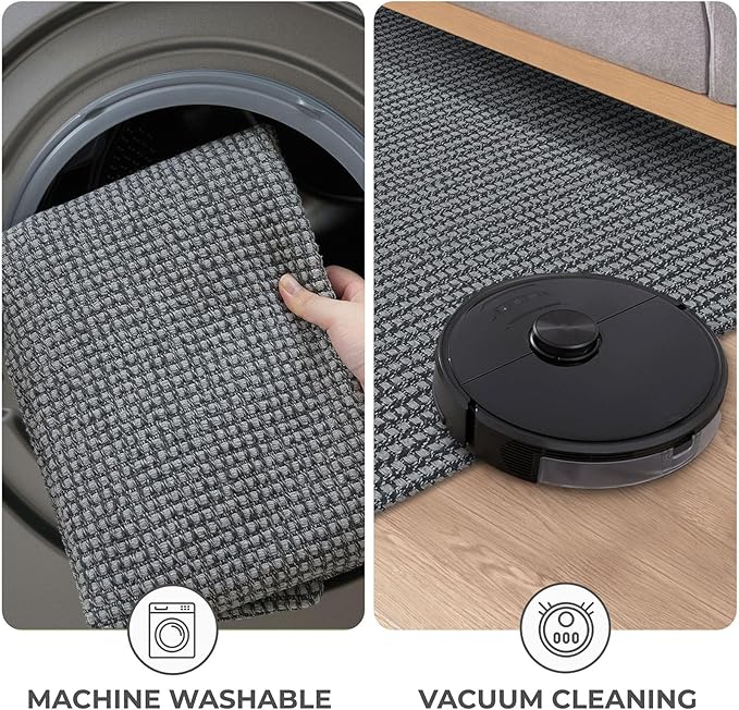 KOZYFLY Runners for Hallways 2x8 ft Washable Kitchen Runner Non Slip Rubber - Image 7