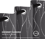 Deconovo Grey Blackout Curtains - Image 7