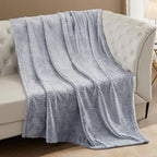 Exclusivo Mezcla Fleece Bed Blanket Queen Size, Super Soft and Warm Blankets - Image 4