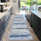 KOZYFLY Modern Abstract Washable Rug Runner 2.6x10 Hallway Rug Runner Non-Slip - Image 3