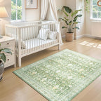 Lofus 3x5 Area Rug for Entryway, Light Green Non Slip Area Rugs for Kitchen - Image 5