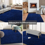 Shag Area Rugs for Bedroom Living Room, 5X8 Ultra Soft Fluffy Area Rugs for Dorm - Image 7