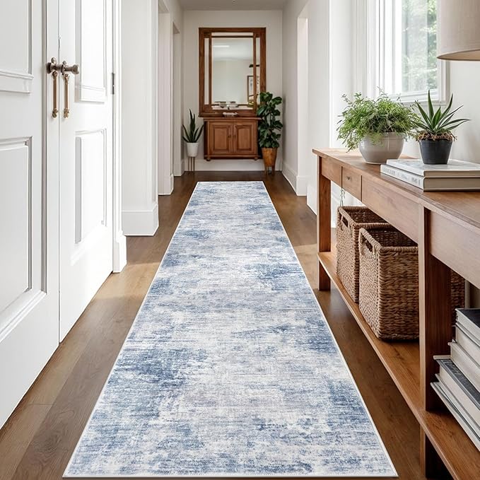 IOHOUZE Abstract Runner Rug 2x12 Ft Washable Runners - Image 8