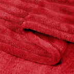 BEDELITE Fleece Blanket Twin Size – 3D Ribbed Jacquard Soft and Warm Decorative - Image 6