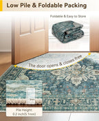 Area Rugs 3'x8' Runner Rug Non Slip Washable - Image 6