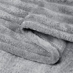 BEDELITE Fleece Throw Blanket for Couch – 3D Ribbed Jacquard Soft and Warm - Image 6