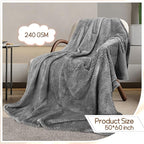 4 Pack Fleece Throw Blankets 50x60 Inches - Image 3