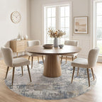 UERMEI 6ft Round Area Rug Living Room Rugs - Image 3
