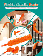 Microfiber Duster Kit, Duster for Cleaning with Long Handle (14PCS)