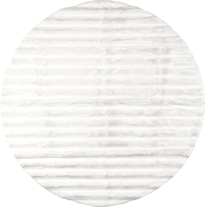Nuloom SuperiorWash Collection Kai Off-White, Fluffy and Cozy, High Traffic - Image 5