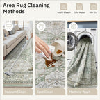 8x10 Area Rugs, Washable Rugs, Large Stain Resistant Area Rug - Image 6