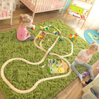 LOCHAS Ultra Soft Indoor Modern Area Rugs Fluffy Living Room Carpets - Image 7