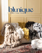 Ultra Soft Cozy Faux Fur Throw Blanket, Fuzzy Plush Thick Bubble Blanket - Image 9