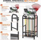 Garden Tool Organizer, Yard Tool Tower Rack