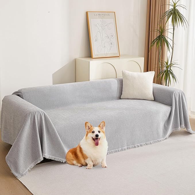MYSKY HOME Sofa Cover for Dogs Washable for Sofa Boho Couch Cover, Cover for by MYSKYHOME