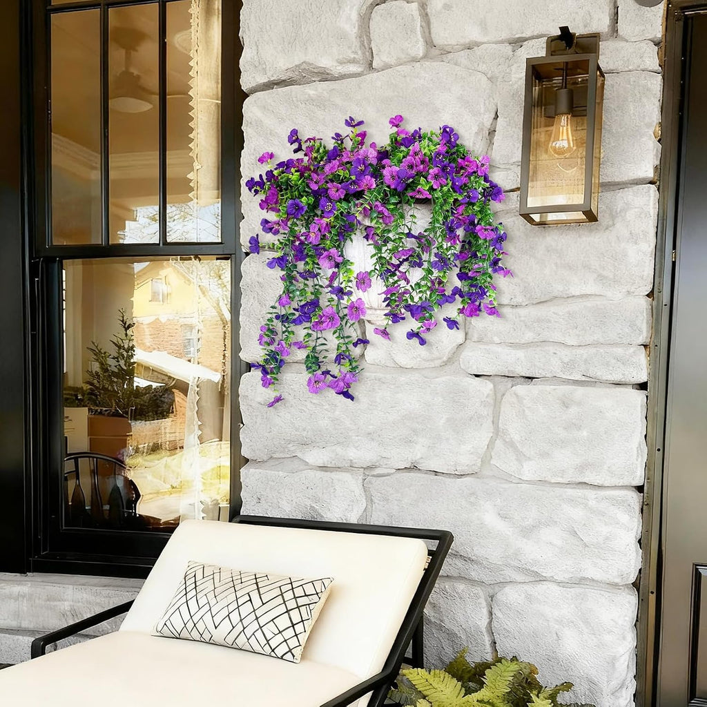 Artificial Fake Flowers Plants for Outdoor UV Resistant Spring Decoration