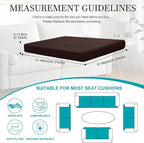12Pcs Stretch Patio Cushion Covers, Outdoor Couch Covers Replacement, Outdoor - Image 2