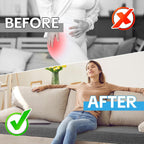 HOMBYS 3 Inch Memory Foam Sofa Topper Pad, 71" L x 27.5" W Inch Couch Topper Cushion with Washable Cover for Sofa, Couch Cover Pad with Non Slip Bottom