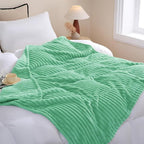Mint Green Fleece Throw Blanket 50”×60” - Image 3