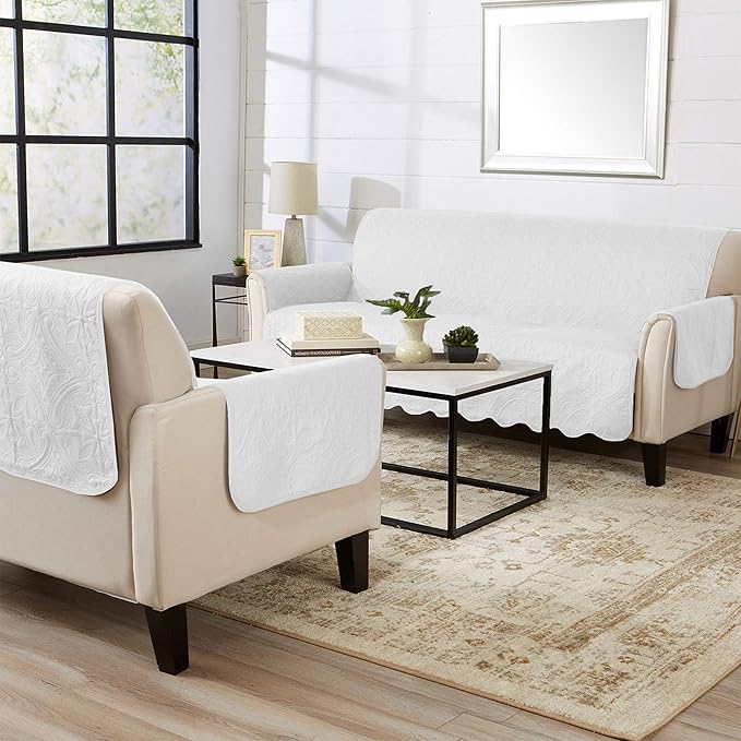 Great Bay Home Reversible Sofa Cover - Image 5